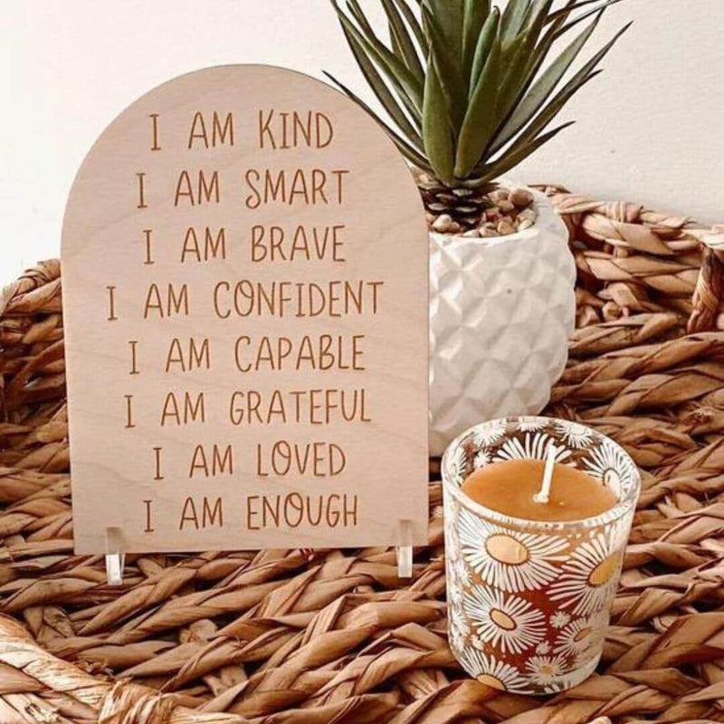 I Am A Kind Brave Smart Confident Capable Grateful Loved Enough