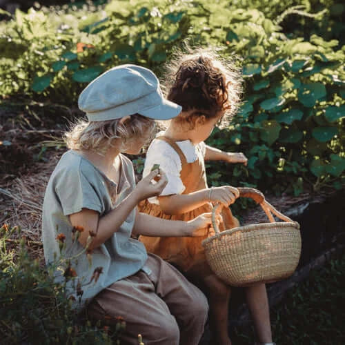 Children Gardening